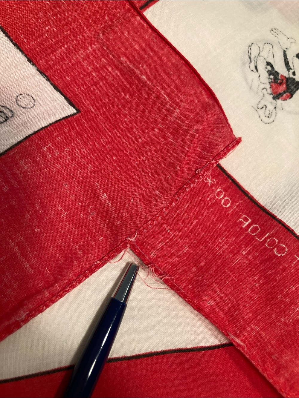 Vintage Walt Disney Productions Mickey Mouse bandana scarf all positions RN33100 - Picture 12 of 16